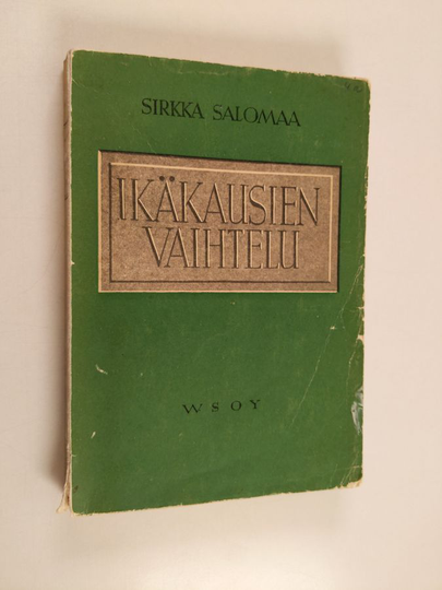 Sirkka Salomaa : Ikäkausien vaihtelu : tutkimus Helsingin yliopistossa vv 1828-1878 toimineiden opettajien elämänkulusta