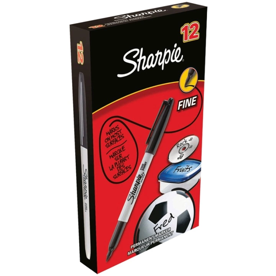 Sharpie Fine Marker 12 kpl Green