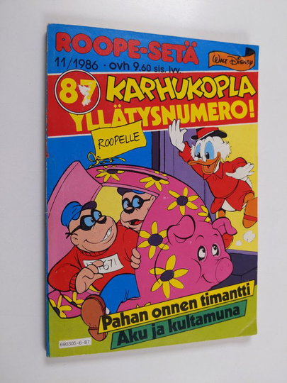 Walt Disney : Roope-setä 11/1986