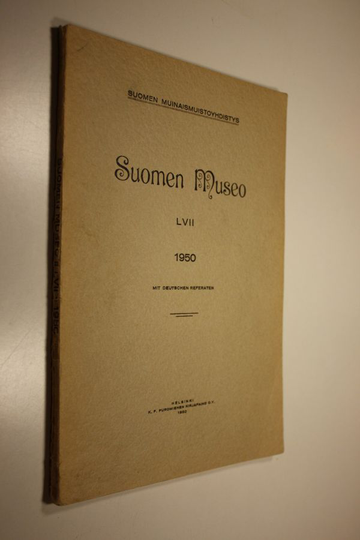 T.I. Itkonen (toim.) : Suomen museo LVII 1950