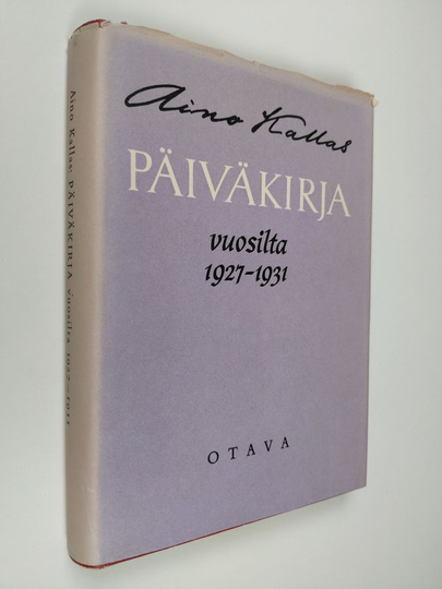 Aino Kallas : Päiväkirja vuosilta 1927-1931