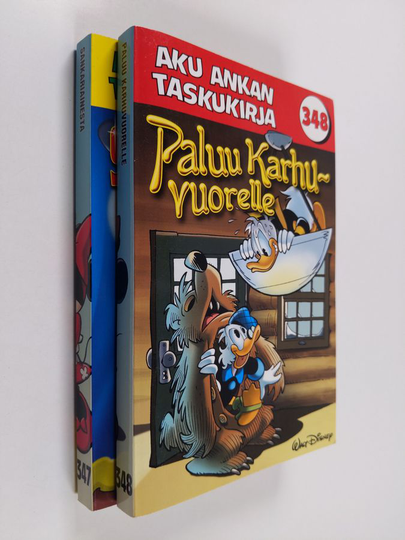 Walt Disney : Aku Ankan taskukirja 347 & 348 : Sankariainesta /Paluu karhuvuorelle