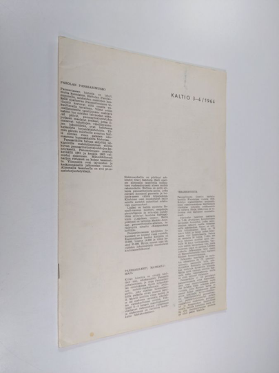 Kaltio 3-4/1964