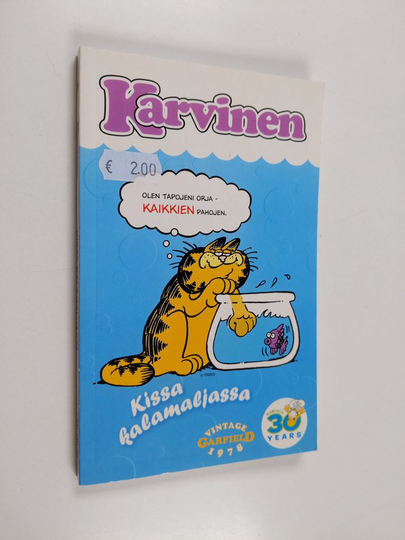 Jim Davis : Karvinen : kissa kalamaljassa