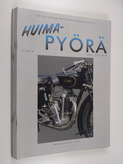 Huimapyörä 2014 : Veteraanimottoripyöräklubi ry: n jäsenlehti (vuosikerta 6 numeroa)