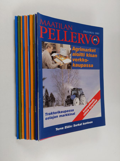 Maatilan Pellervo vuosikerta 2001 (puuttuu heinäkuu ja marraskuu)