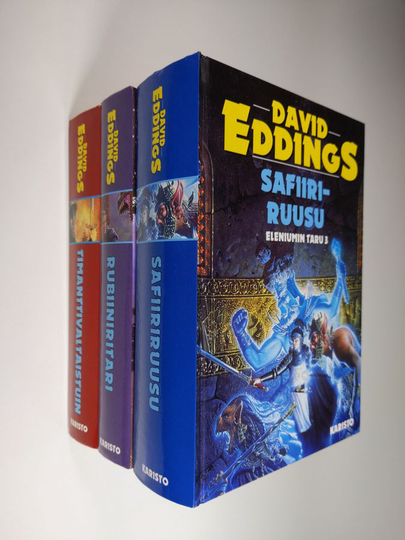 David Eddings : Eleniumin taru 1-3 : Timanttivaltaistuin ; Rubiiniritari ; Safiiriruusu