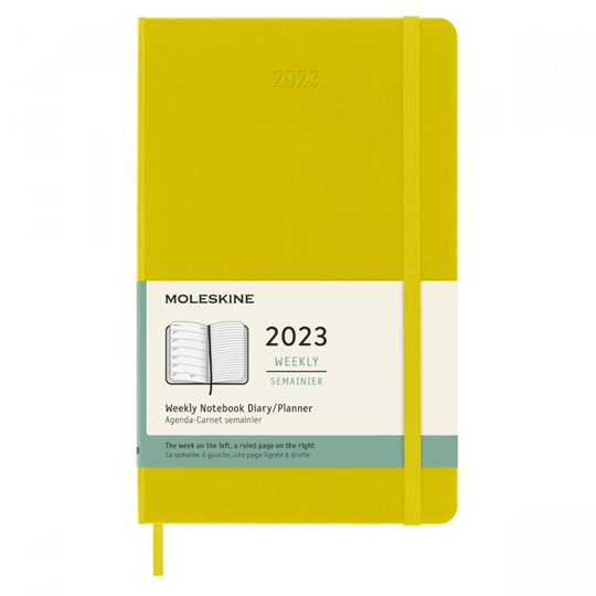 Moleskine 12M Weekly Notebook Hardcover Large Yellow