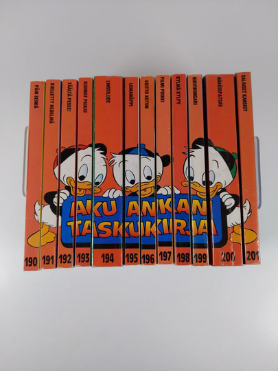 Aku ANkan taskukirjat paketti numerot 190-201