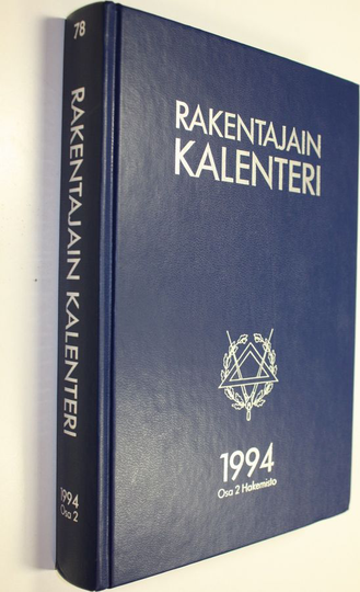 Rakentajain kalenteri 1994 Osa 2: Hakemisto