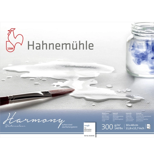 Hahnemühle Watercolour Paper Harmony Rough 300g 30x40cm