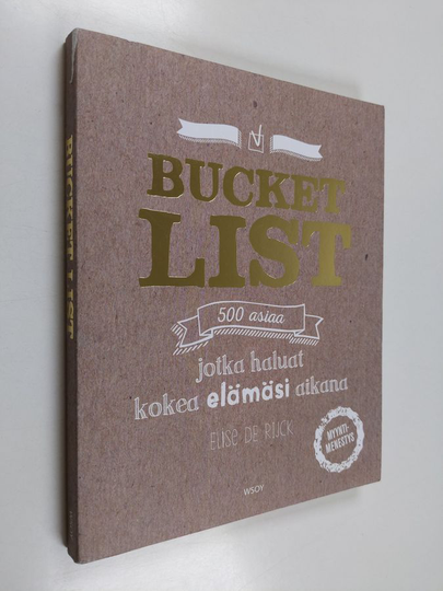 Elise de Rijck : Bucket list