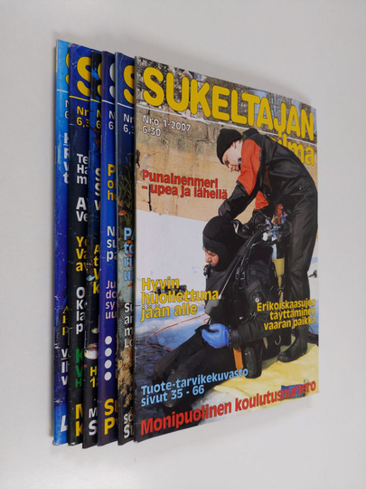 Sukeltajan maailma vuosikerta 2007 (puuttuu nro 6)