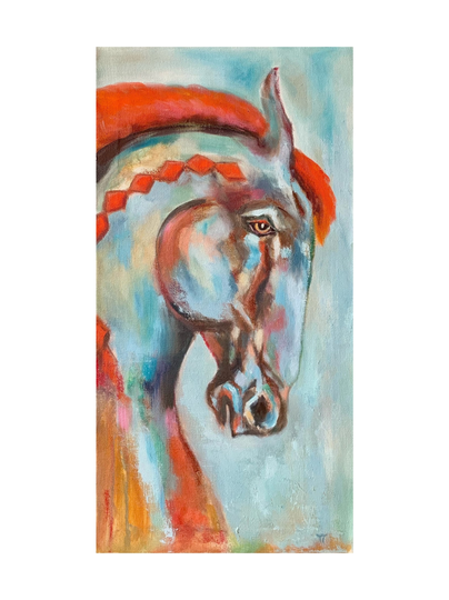 Veden henki - öljyvärimaalaus, 80x42 cm