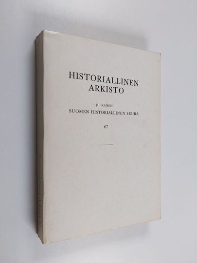 Historiallinen arkisto 67