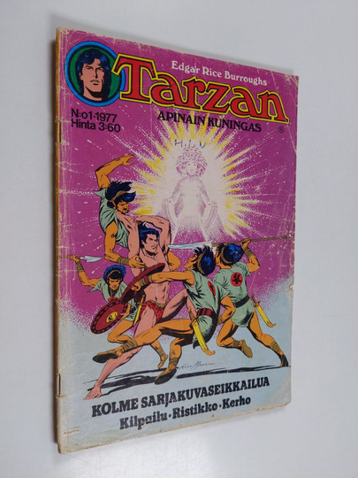 Edgar Rice Burroughs : Tarzan : apinain kuningas N:o 1/1977