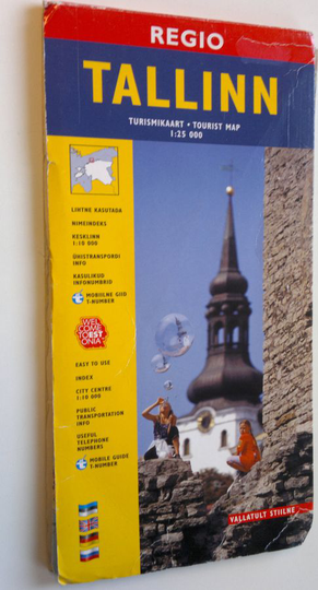 Tallinn Turismikaart - Tourist Map (2005)