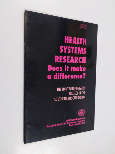 Health systems research : does it make a difference?