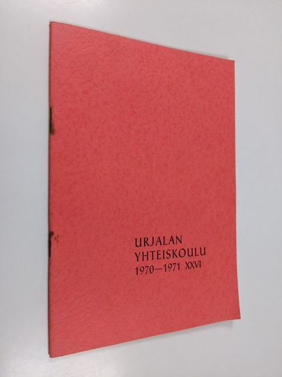 Urjalan yhteiskoulu 1970-1971