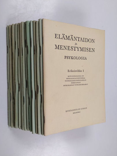 Samuli Tolsa : Elämäntaidon ja menestymisen psykologia 1-15