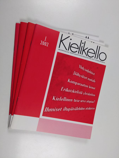 Kielikello 1-4/2002 (vuosikerta) : Kielenhuollon tiedostuslehti
