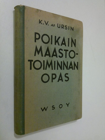 K.V. Af Ursin : Poikain maastotoiminnan opas