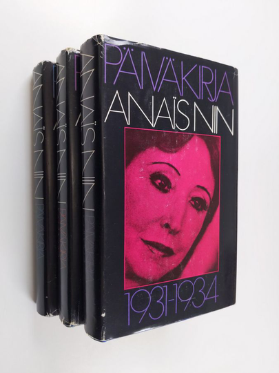 Anais Nin : Päiväkirja 1931-1944 (3 kirjaa)