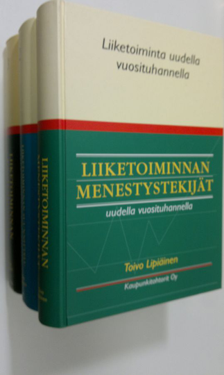 Toivo Lipiäinen : Liiketoiminta uudella vuosituhannella 1-3 : Liiketoiminnan menestystekijät ; Liiketoiminnan suunnittelu, markkinointi ja johtaminen