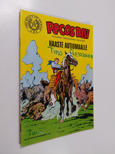 Pecos Bill 6/1969 : Haaste autiomaalle
