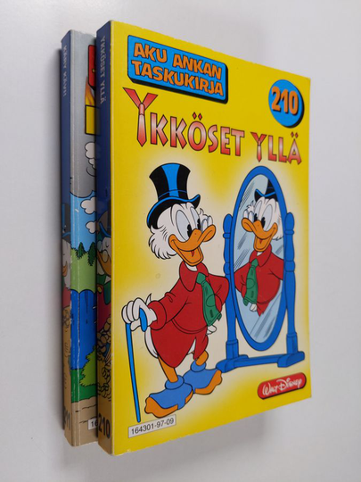 Aku Ankan taskukirja N:o 210-211