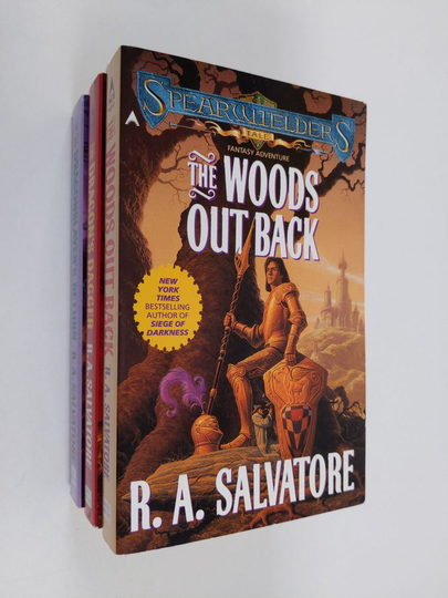R. A. Salvatore : The Spearwielder's Tale 1-3 : The Woods Out Back / The Dragon's Dagger / Dragonslayer's Return