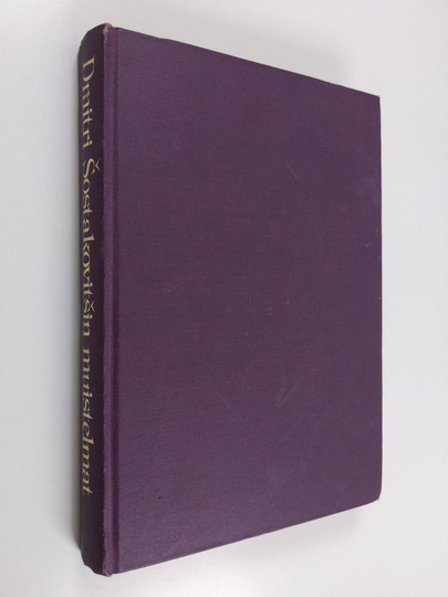 Dmitri Sostakovits : Dmitri Sostakovitsin muistelmat