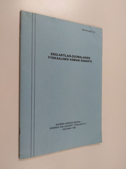 Englantilais-suomalainen fysikaalisen kemian sanasto