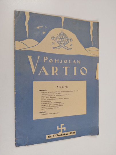 Pohjolan vartio N.o 5 Toukokuu 1934 : Pohjolan sk.-piirin tiedonantolehti