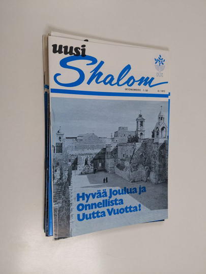 Uusi Shalom vuosikerta 1972 (1-10, puuttuu numerot 4, 9, 10)