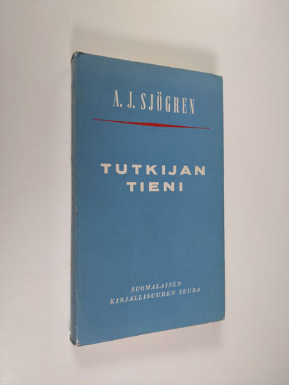 Anders Johan Sjögren : Tutkijan tieni
